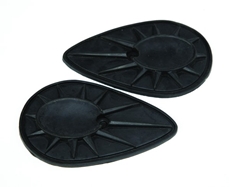 Picture of BSA Badge Rubber Pear Shape (pair)