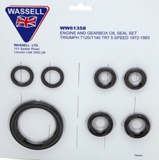 Picture of Oil Seal Sets Triumph T120/T140 5 Speed 72-83