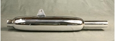 Picture of BSA Silencer for B31, B33 swinging arm models (1954-57).