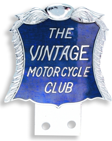 Picture of VMCC Chrome/Blue Car Badge 75x65